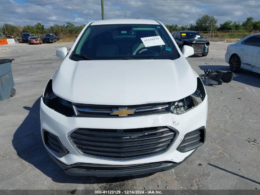 2018 Chevrolet Trax Ls VIN: 3GNCJKSB6JL166085 Lot: 41120129