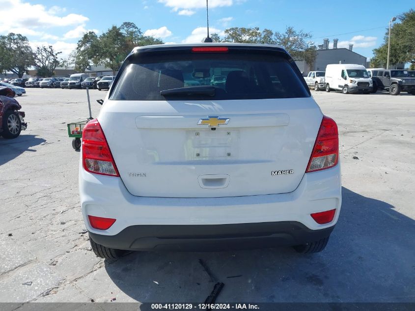 2018 Chevrolet Trax Ls VIN: 3GNCJKSB6JL166085 Lot: 41120129