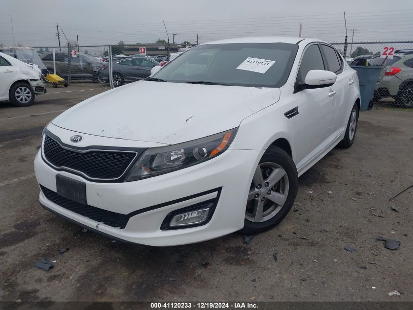 VIN 5XXGM4A79FG411846 2015 KIA Optima, LX no.2