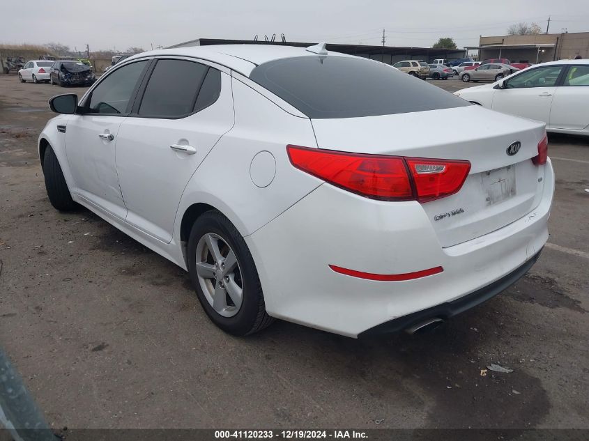 VIN 5XXGM4A79FG411846 2015 KIA Optima, LX no.3