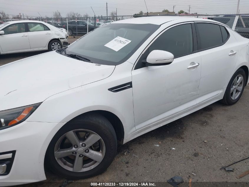 VIN 5XXGM4A79FG411846 2015 KIA Optima, LX no.6