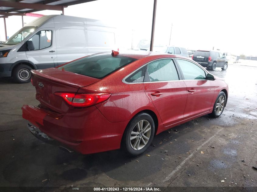 VIN 5NPE24AF7HH563815 2017 HYUNDAI SONATA no.4