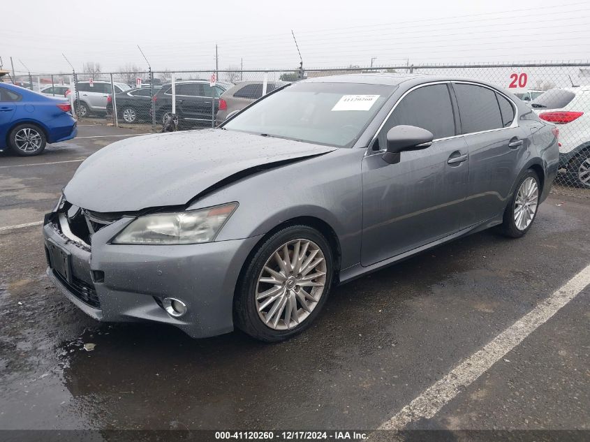 VIN JTHBE1BL3D5017910 2013 LEXUS GS 350 no.2