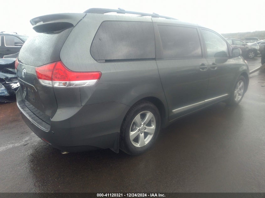 Vin: 5tdkk3dc5ds363924, lot: 41610497, toyota sienna le v6 8 passenger 20134