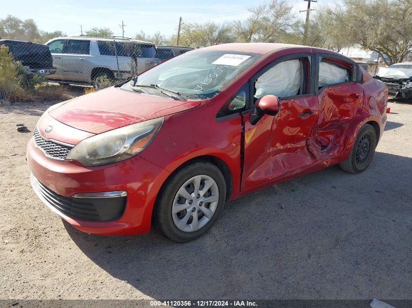 2017 Kia Rio Lx VIN: KNADM4A37H6045559 Lot: 41120356