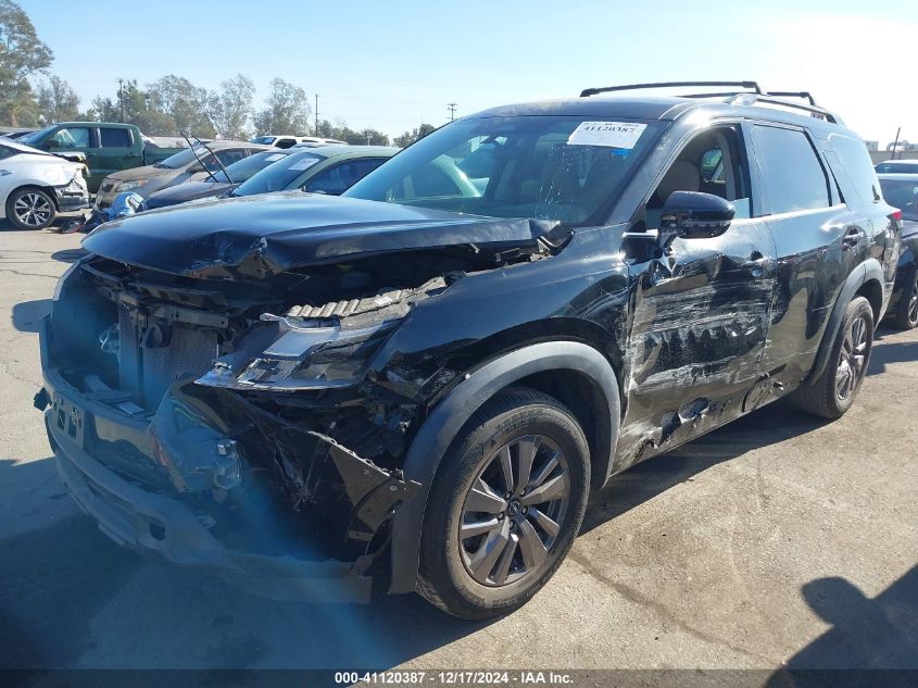 2022 Nissan Pathfinder Sv 2Wd VIN: 5N1DR3BA5NC248535 Lot: 41120387