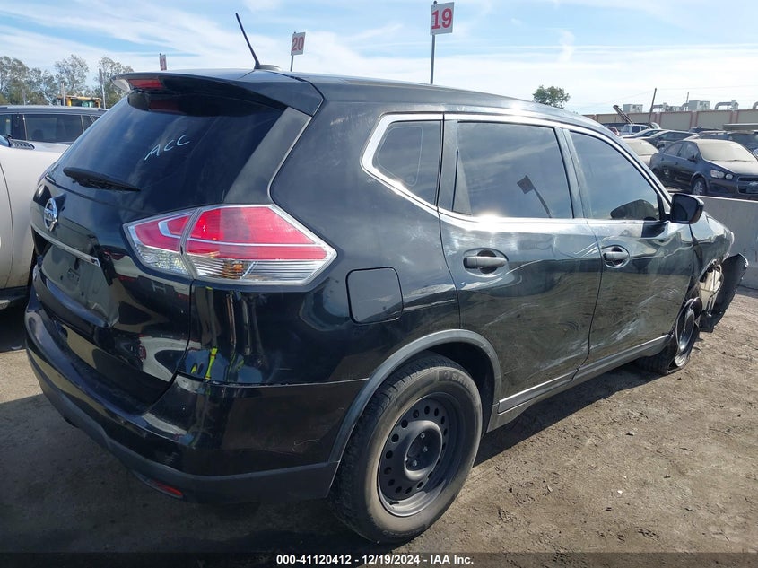2016 NISSAN ROGUE S/SL/SV - KNMAT2MT8GP707733