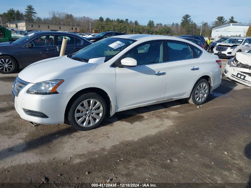 VIN 3N1AB7AP5EY334897 2014 Nissan Sentra, SV no.2