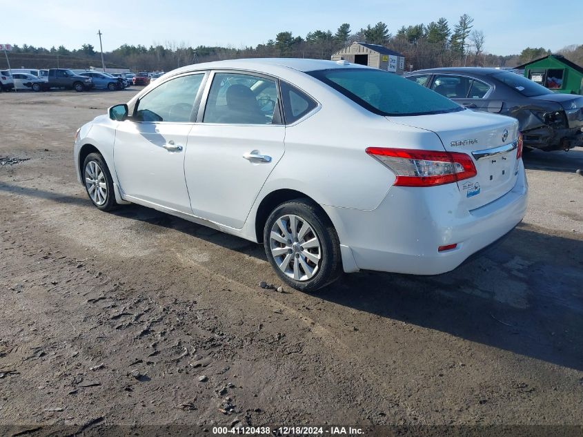 VIN 3N1AB7AP5EY334897 2014 Nissan Sentra, SV no.3