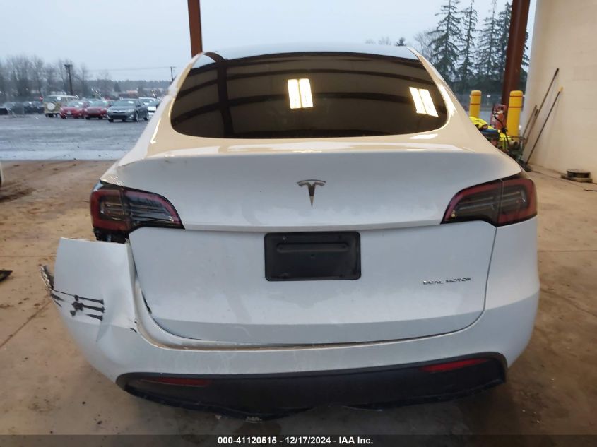 2023 Tesla Model Y Awd/Long Range Dual Motor All-Wheel Drive VIN: 7SAYGDEE7PF872281 Lot: 41120515