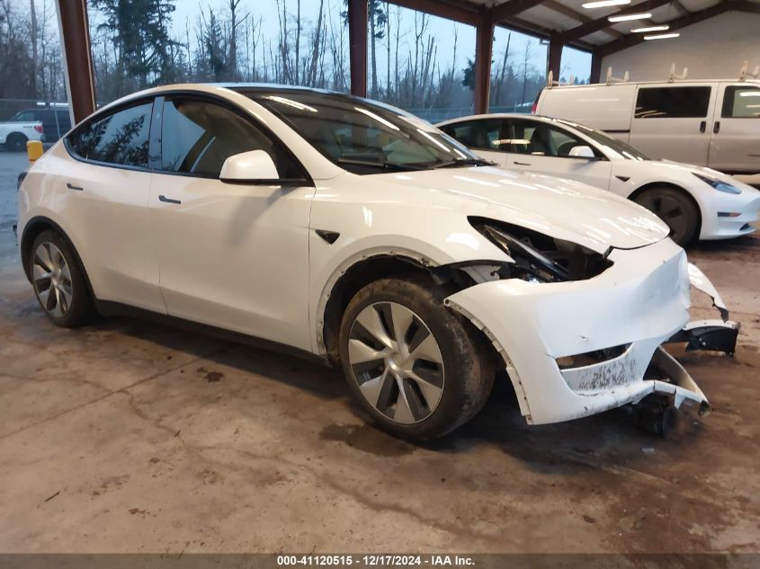 2023 Tesla Model Y Awd/Long Range Dual Motor All-Wheel Drive VIN: 7SAYGDEE7PF872281 Lot: 41120515