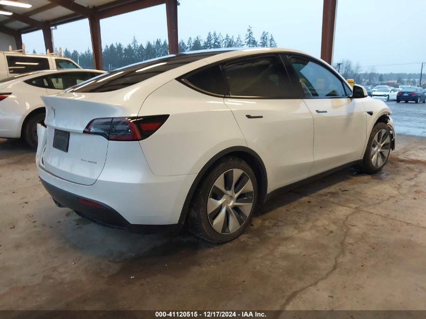 2023 Tesla Model Y Awd/Long Range Dual Motor All-Wheel Drive VIN: 7SAYGDEE7PF872281 Lot: 41120515