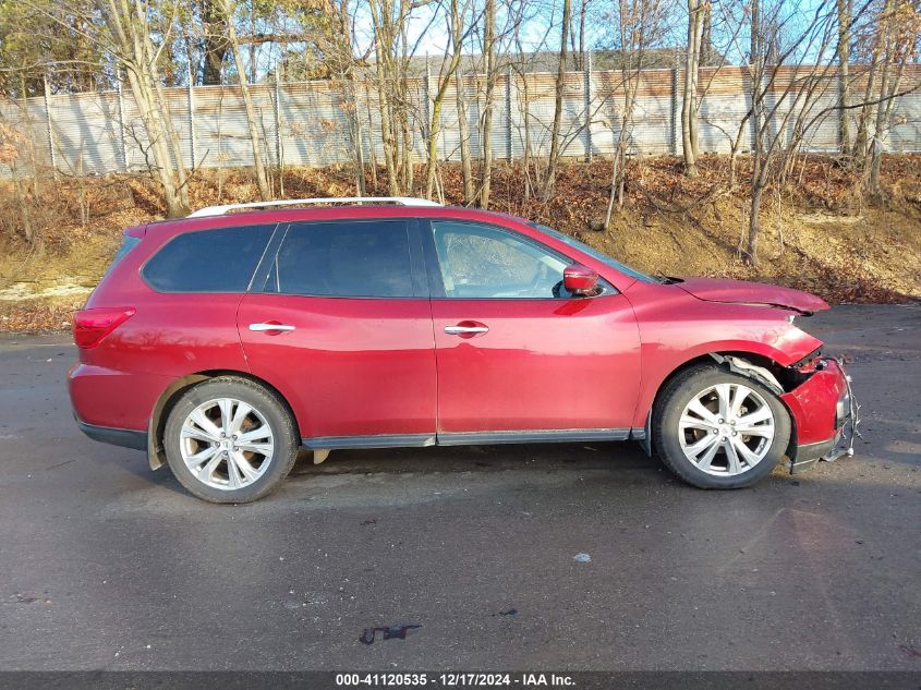 2019 Nissan Pathfinder Sl VIN: 5N1DR2MM7KC591425 Lot: 41120535