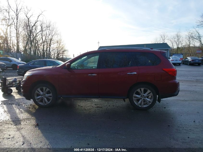 2019 Nissan Pathfinder Sl VIN: 5N1DR2MM7KC591425 Lot: 41120535