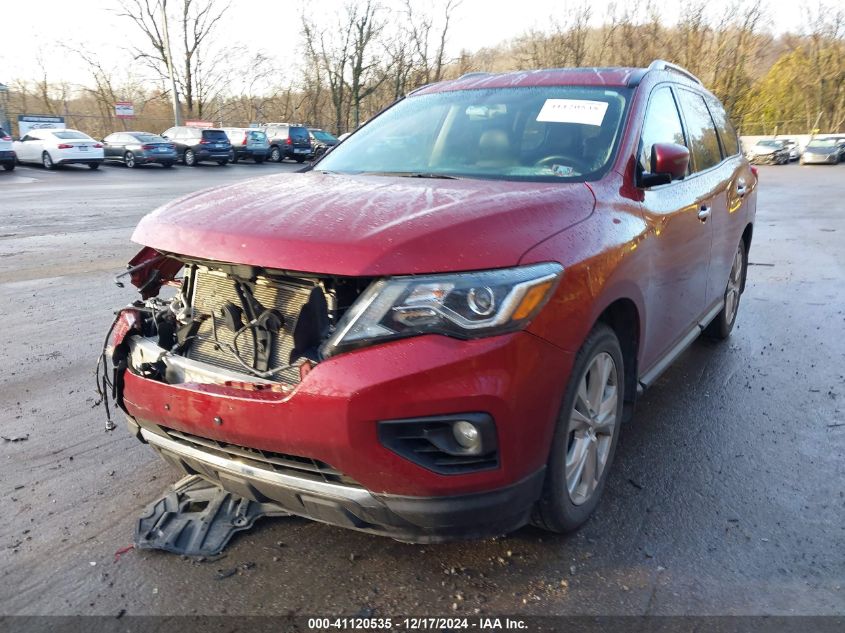 2019 Nissan Pathfinder Sl VIN: 5N1DR2MM7KC591425 Lot: 41120535