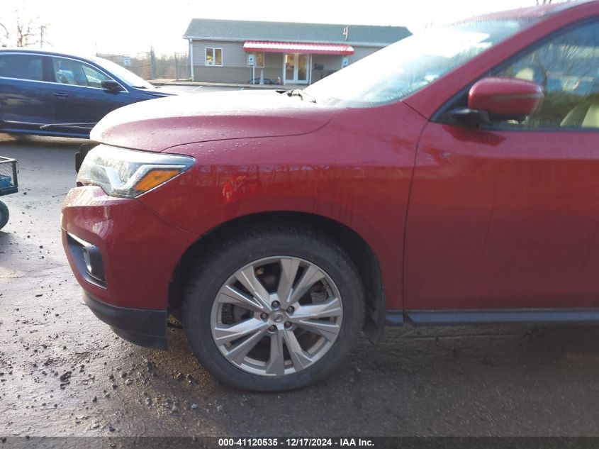 2019 Nissan Pathfinder Sl VIN: 5N1DR2MM7KC591425 Lot: 41120535