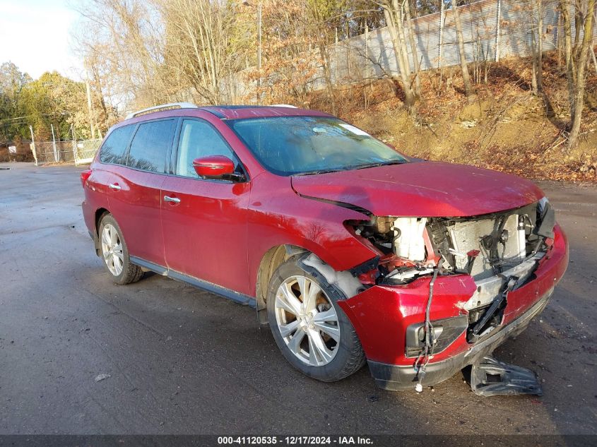 VIN 5N1DR2MM7KC591425 2019 Nissan Pathfinder, SL no.1