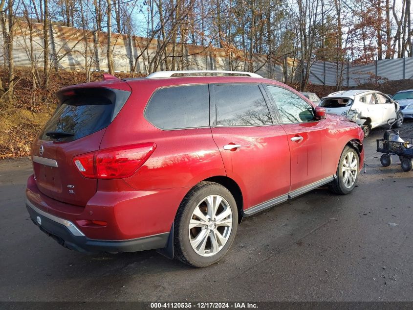 VIN 5N1DR2MM7KC591425 2019 Nissan Pathfinder, SL no.4