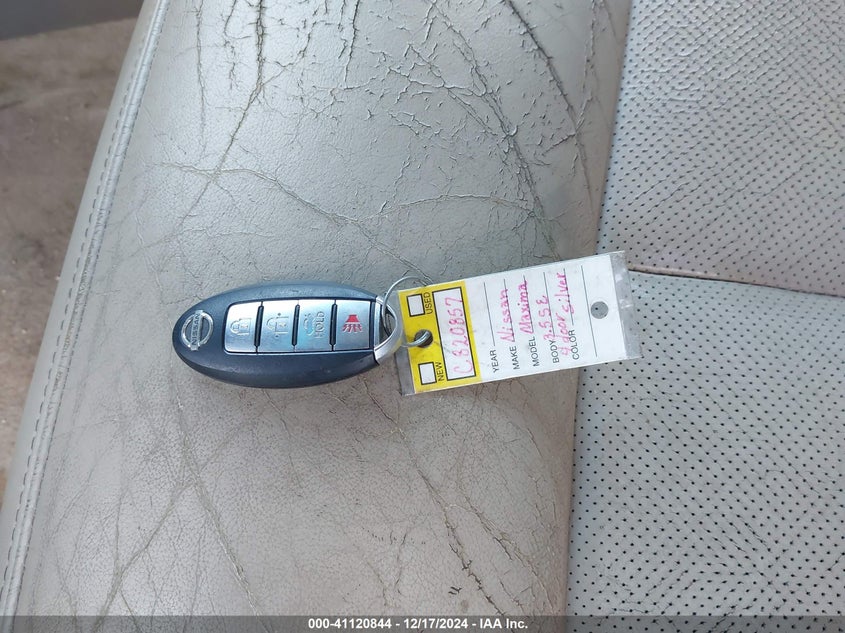 2007 Nissan Maxima 3.5 Se VIN: 1N4BA41E97C820857 Lot: 41120844