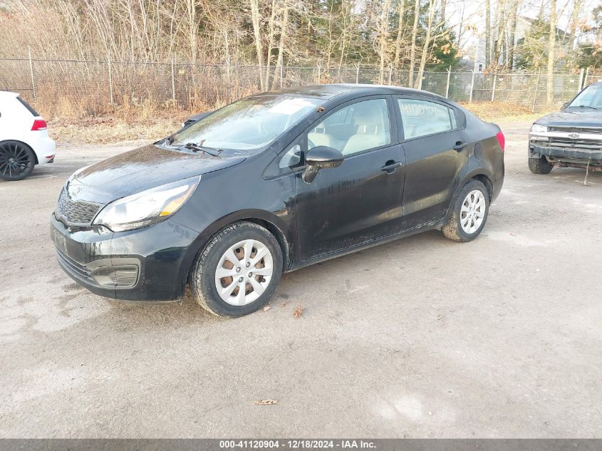 2013 Kia Rio Lx VIN: KNADM4A37D6172631 Lot: 41120904