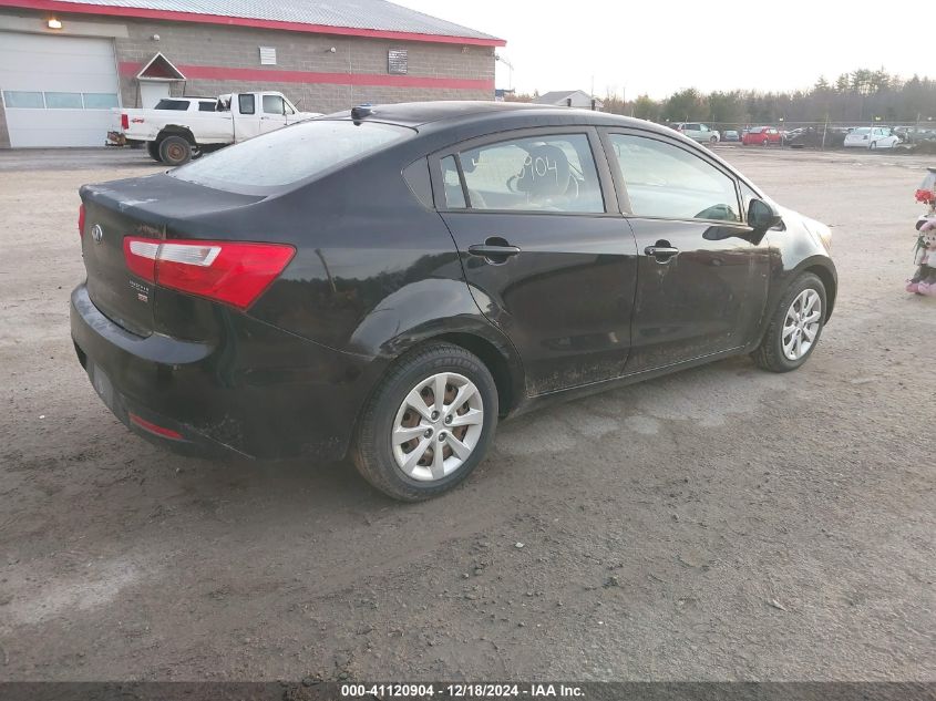 2013 Kia Rio Lx VIN: KNADM4A37D6172631 Lot: 41120904