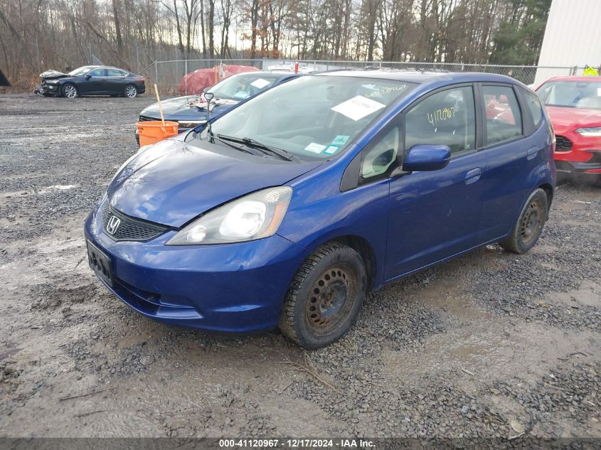 VIN JHMGE8G39DC014898 2013 HONDA FIT no.2