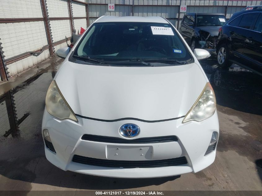 2012 Toyota Prius C Two VIN: JTDKDTB38C1526185 Lot: 41121017