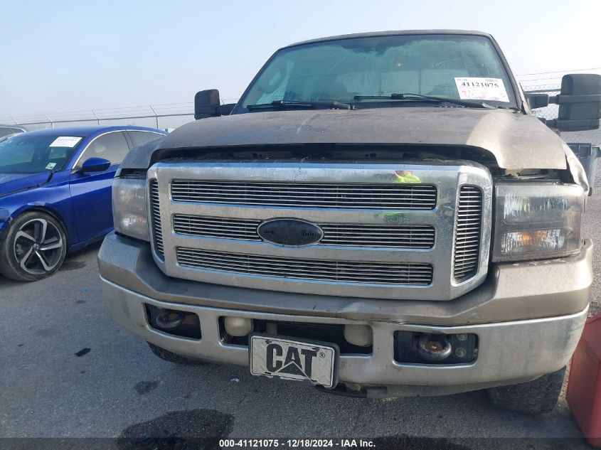 2005 Ford F-250 Lariat/Xl/Xlt VIN: 1FTSW21P25EA10389 Lot: 41121075