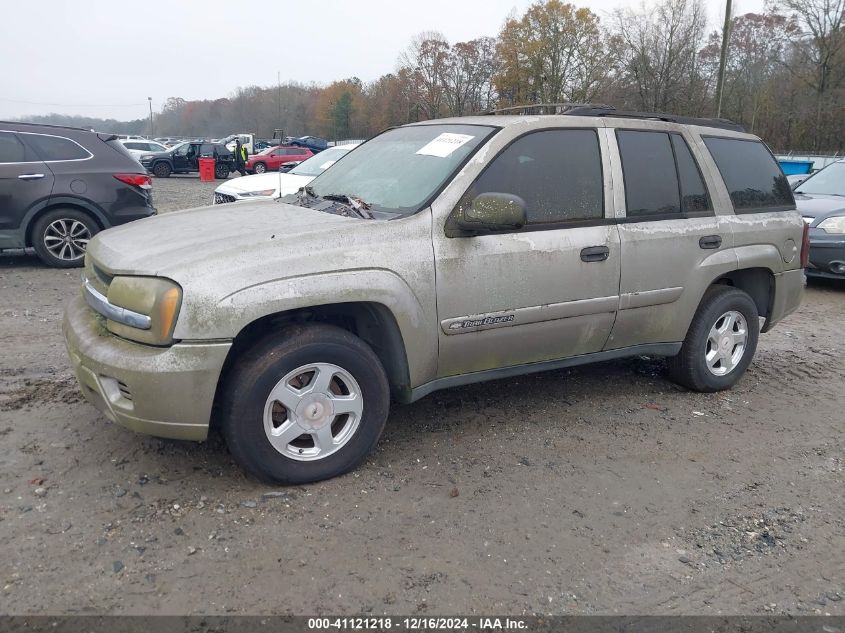 2002 Chevrolet Trailblazer Ls VIN: 1GNDS13S922365273 Lot: 41121218