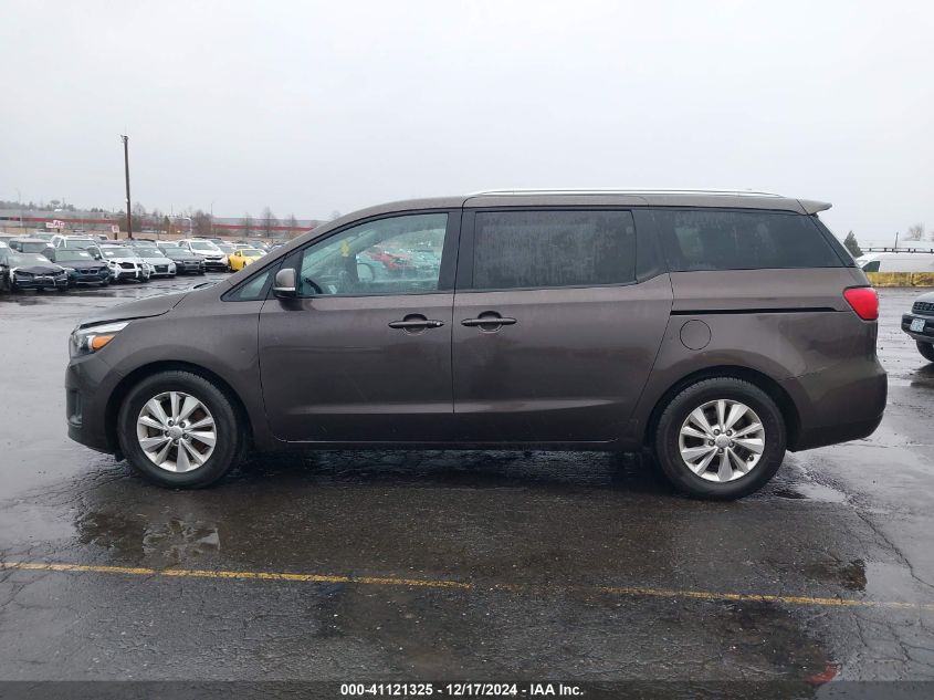 2017 Kia Sedona Lx VIN: KNDMB5C11H6330896 Lot: 41121325