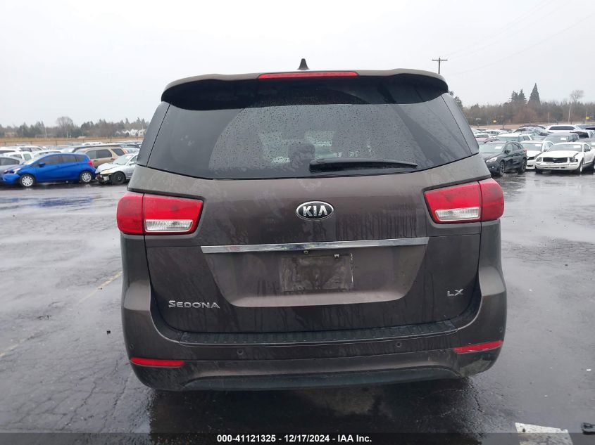 2017 Kia Sedona Lx VIN: KNDMB5C11H6330896 Lot: 41121325