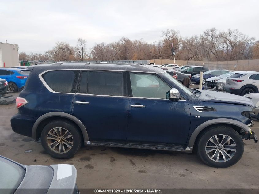 2019 Nissan Armada Sl VIN: JN8AY2NC4K9580786 Lot: 41121329