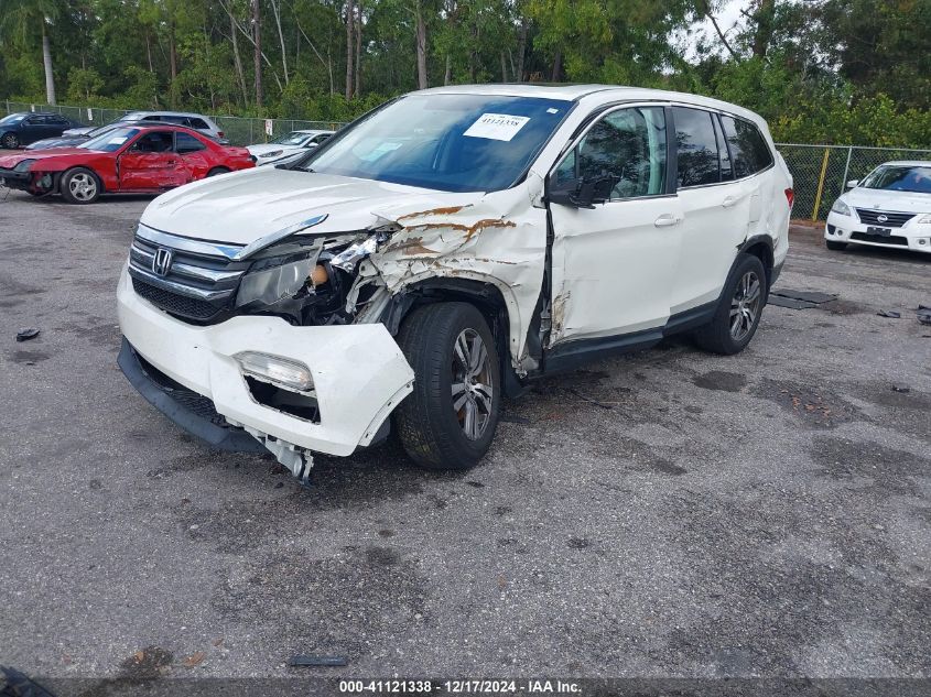 VIN 5FNYF5H54GB025025 2016 HONDA PILOT no.2