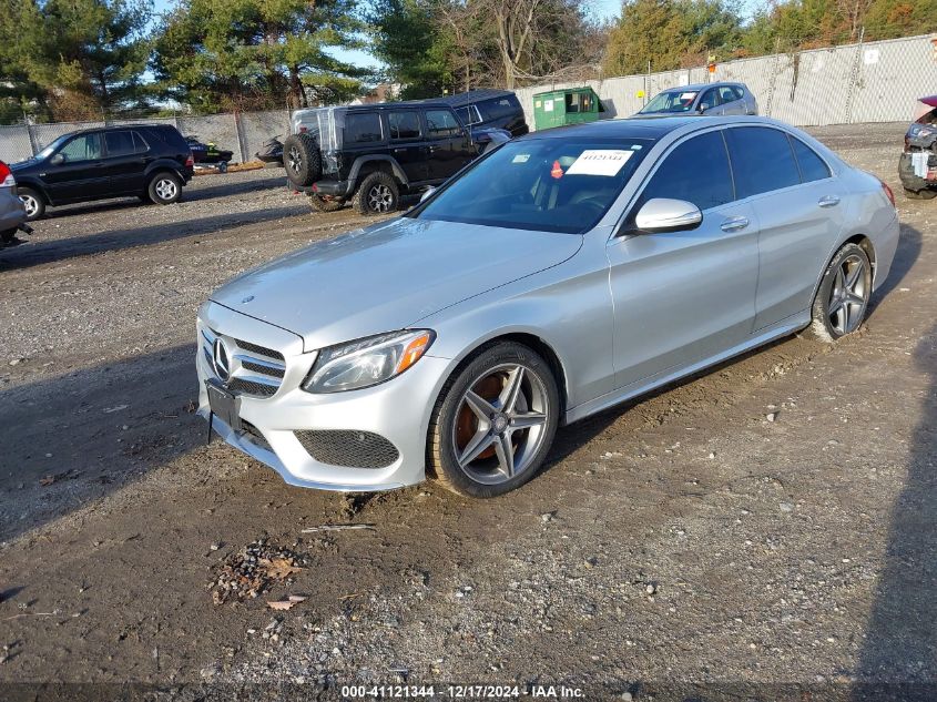 VIN 55SWF4KB9FU022733 2015 Mercedes-Benz C 300, 4Ma... no.2