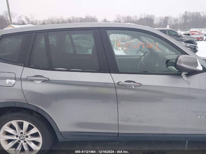 2014 BMW X3 xDrive28I VIN: 5UXWX9C52E0D12167 Lot: 41121464