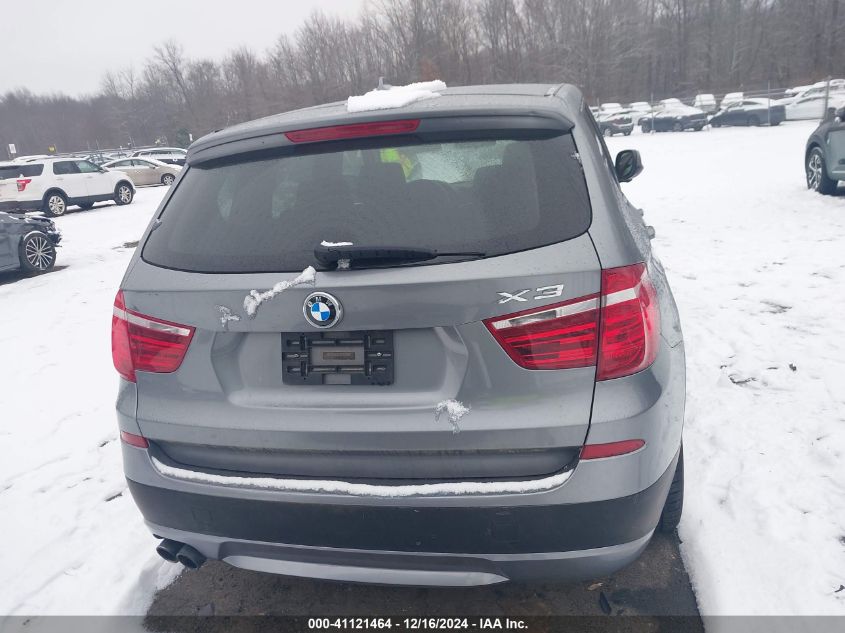 2014 BMW X3 xDrive28I VIN: 5UXWX9C52E0D12167 Lot: 41121464