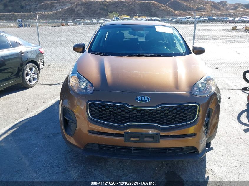 2017 Kia Sportage Lx VIN: KNDPM3AC2H7281881 Lot: 41121626