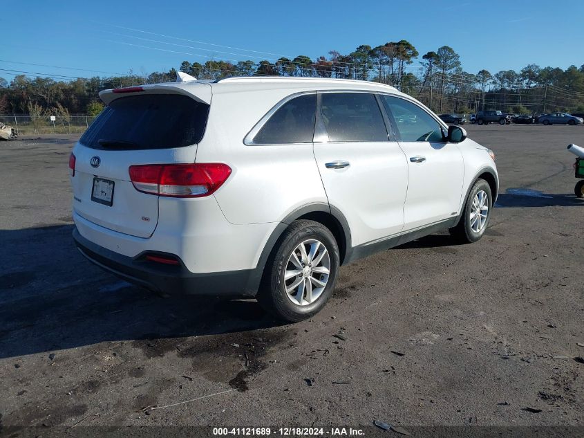 VIN 5XYPGDA37GG098149 2016 KIA Sorento, 2.4L Lx no.4