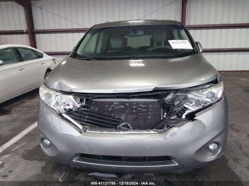 2012 Nissan Quest Sl VIN: JN8AE2KP0C9047416 Lot: 41121755