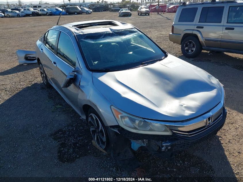 VIN 1HGCR2F71GA055310 2016 Honda Accord, EX no.6