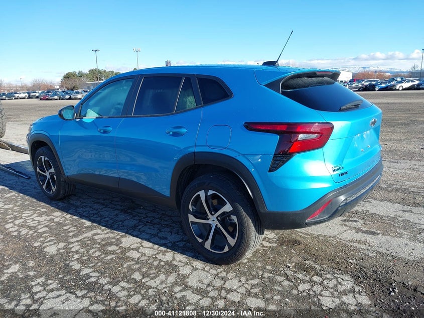 Vin: kl77lgep0sc088034, lot: 41611987, chevrolet trax fwd 1rs 20253