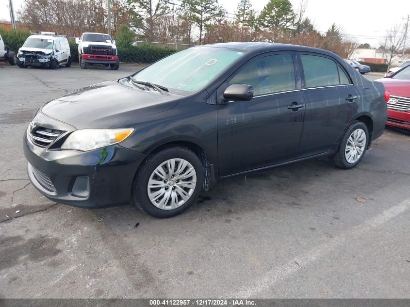 VIN 2T1BU4EE9DC982308 2013 Toyota Corolla, LE no.2