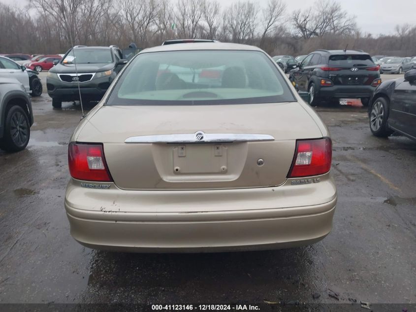 2001 Mercury Sable Ls Premium VIN: 1MEFM55S21A604567 Lot: 41123146