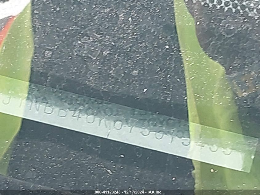 2007 Toyota Camry Hybrid VIN: JTNBB46K673015433 Lot: 41123243