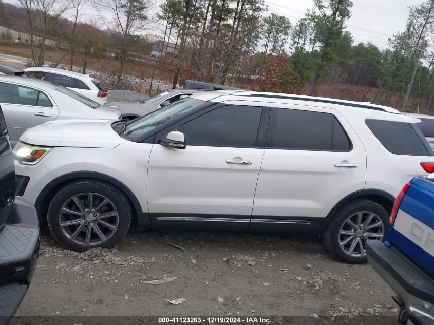 2016 Ford Explorer Limited VIN: 1FM5K7F87GGA36142 Lot: 41123263