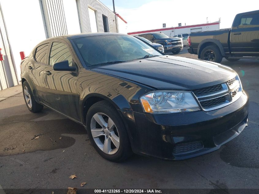 VIN 1C3CDZAB4DN535643 2013 Dodge Avenger, SE no.1