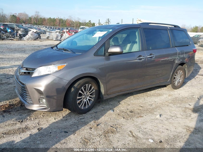 Vin: 5tdyz3dc2ls055047, lot: 41613459, toyota sienna xle premium 20202