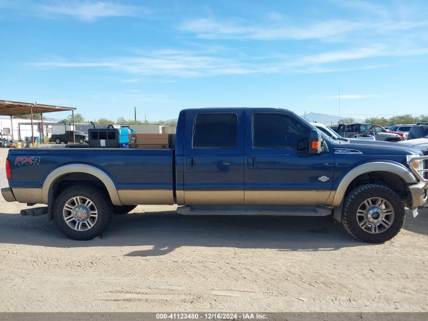 2013 Ford F-350 Lariat VIN: 1FT8W3BT6DEA68578 Lot: 41123480