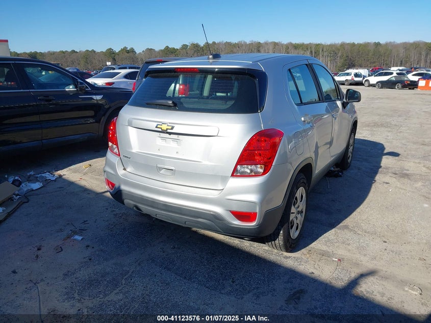 Vin: 3gncjksb2hl232593, lot: 41613755, chevrolet trax ls 20174