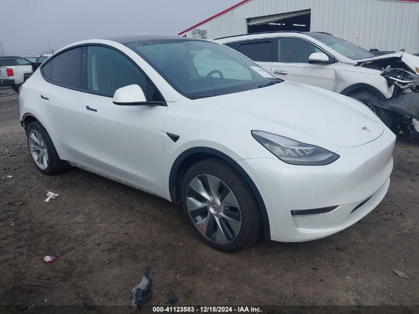 VIN 5YJYGAEE7MF294190 2021 Tesla Model Y, Long Rang... no.1